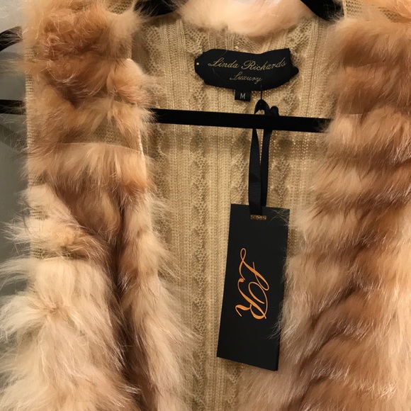 Linda Richards Fur Sweater Vest - Picture 2 of 6